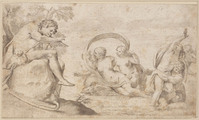 K 042
<br/>
Polyphemus en Galatea
<br/>
<em>Badalocchio, Sisto (1581/5-1647) - kopie naar</em>